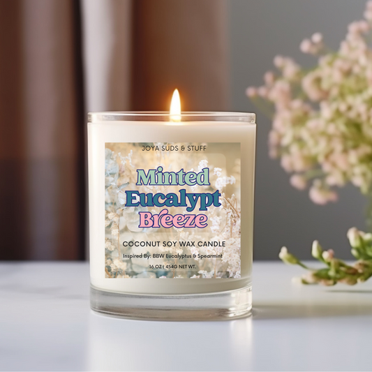 Minted Eucalypt Breeze Coconut Soy Candle