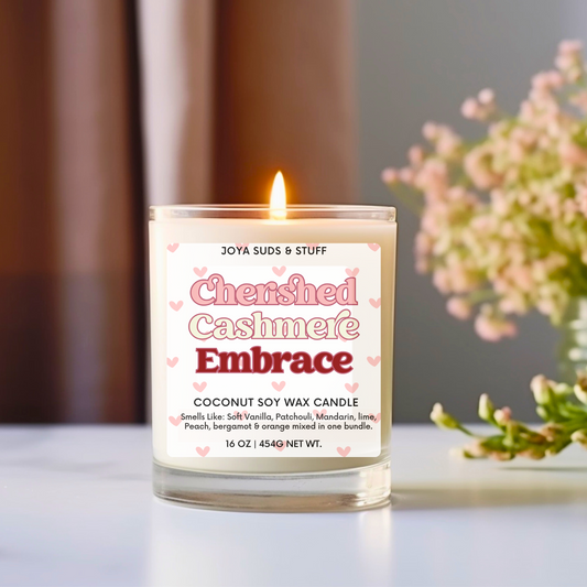 Cherished Cashmere Embrace Coconut Soy Candle