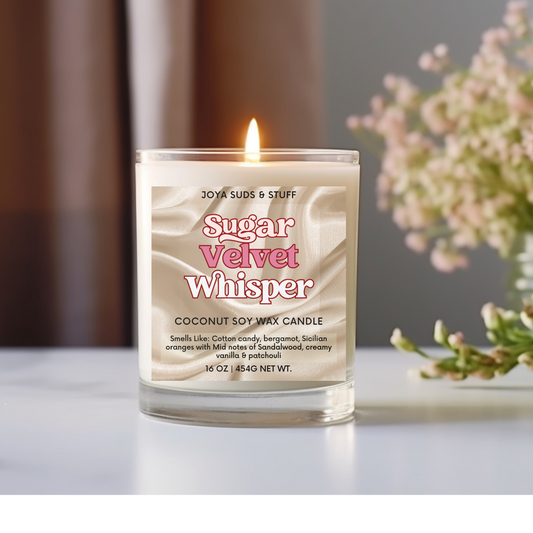 Sugar Velvet Whispers Coconut Soy Candle