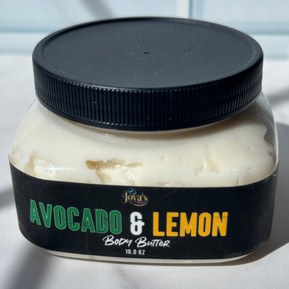 avocado & lemon whipped body butter