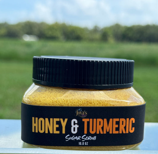 honey & turmeric shea sugar scrub