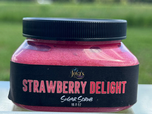 strawberry delight shea sugar scrub