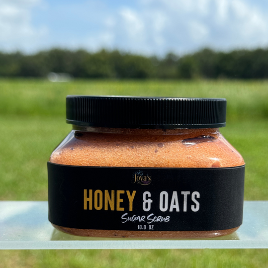 honey & oats shea sugar scrub